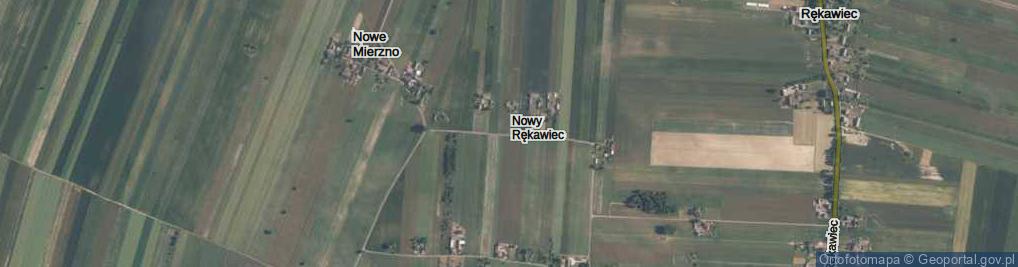 Zdjęcie satelitarne Nowy Rękawiec ul.